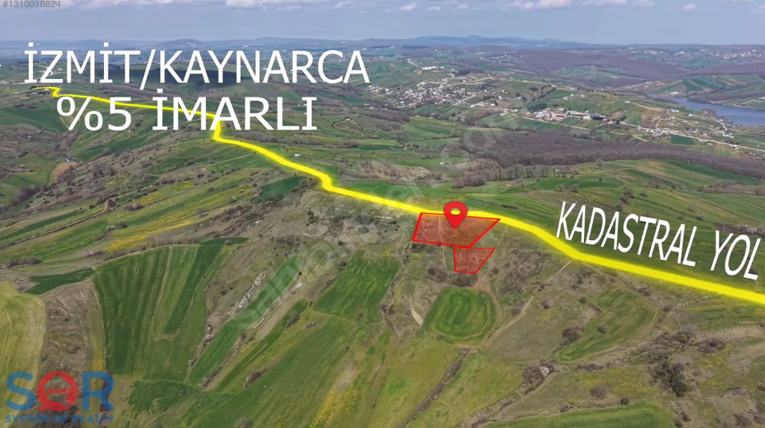 İZMİT KAYNARCA'DA %5 İMARLI ARSA YOLA CEPHE